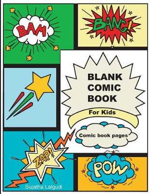 Book cover for Blank Comic Book For Kids