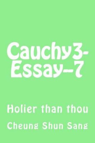 Cover of Cauchy3-Essay--7