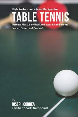 Book cover for High Performance Meal Recipes for Table Tennis