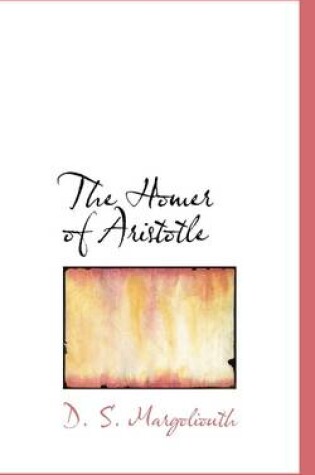 Cover of The Homer of Aristotle