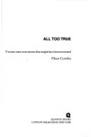 Cover of All Too True