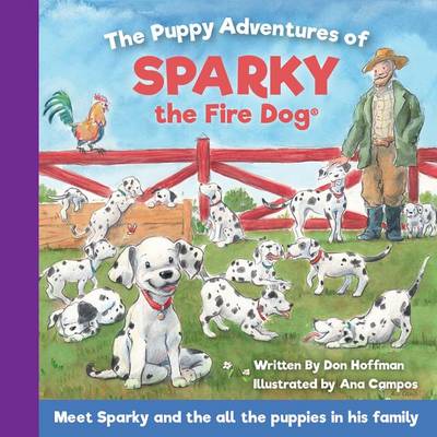 Book cover for The Puppy Adventures of Sparky the Fire Dog