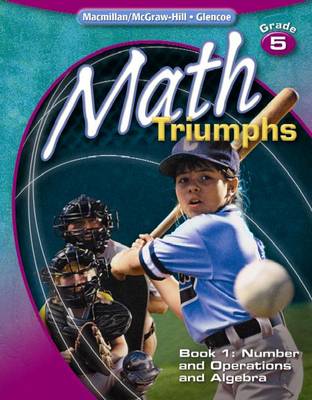 Book cover for Math Triumphs, Book 1 Grade 5