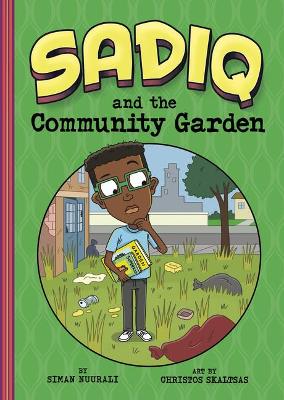 Book cover for Sadiq and the Community Garden
