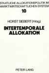 Book cover for Intertemporale Allokation