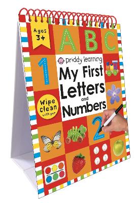 Book cover for Wipe Clean Easel: My First Letters and Numbers