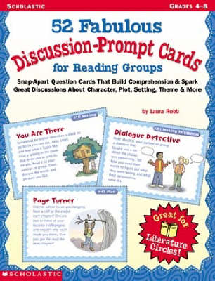 Book cover for 50 Fabulous Discussion-Prompt Cards for Reading Groups