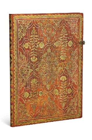 Cover of Persimmon (Fall Filigree) Grande Unlined Hardcover Journal