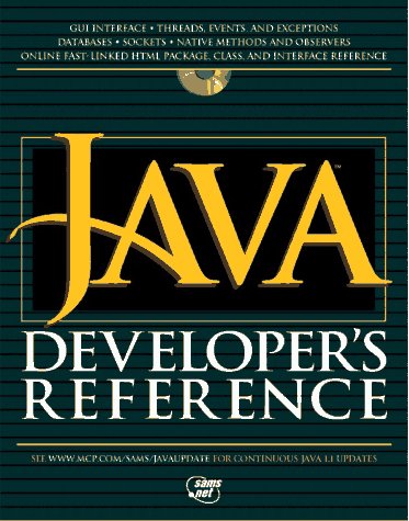 Book cover for JAVA DEVELPERS REF B/CD