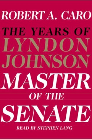 Cover of Master of the Senate (CD)
