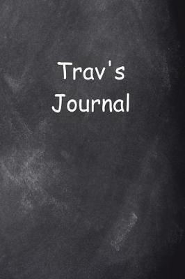 Book cover for Trav Personalized Name Journal Custom Name Gift Idea Trav