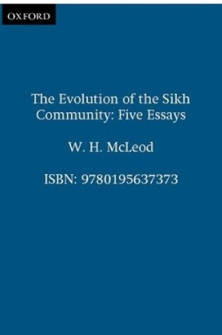 Cover of The Evolution of the Sikh Community