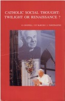 Book cover for Catholic Social Thought