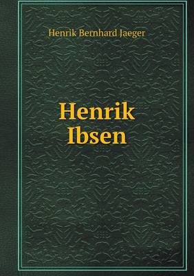 Book cover for Henrik Ibsen