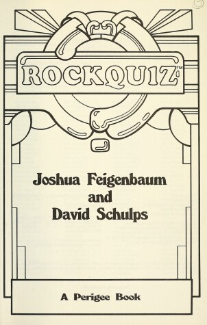 Cover of Rock Quiz