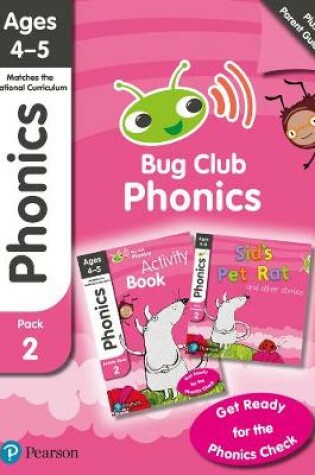Cover of Bug Club Phonics Parent Pack 2 for ages 4-5; Phonics Sets 4-6