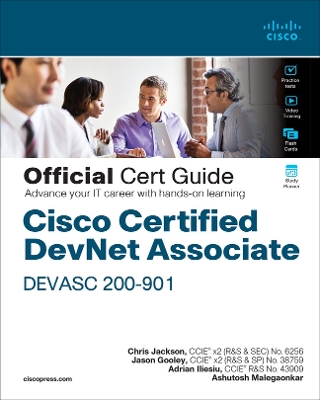 Book cover for Cisco Certified DevNet Associate DEVASC 200-901 Official Cert Guide