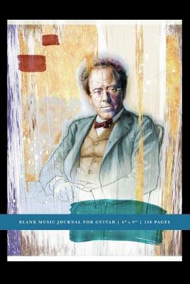 Book cover for Mahler Blank Music Journal for Guitar 6x9