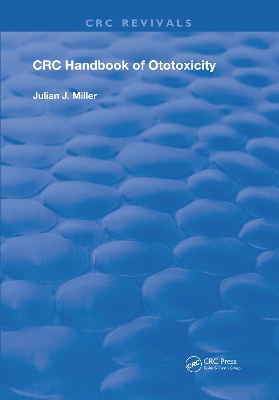 Cover of Handbook of Ototoxicity