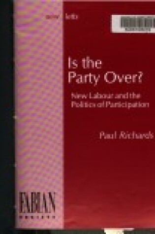 Cover of Is the Party Over?