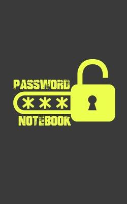 Book cover for Password Notebook