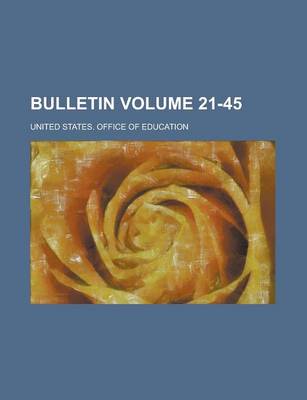 Book cover for Bulletin Volume 21-45