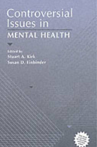 Cover of Controversial Issues in Mental Health