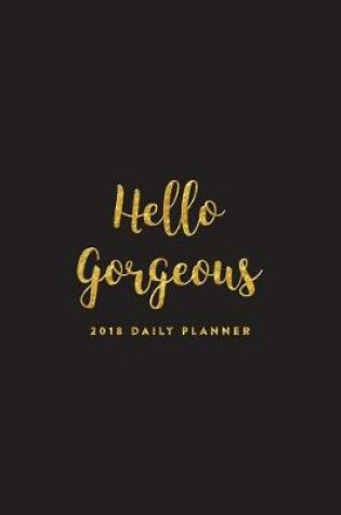 Cover of 2018 Daily Planner; Hello Gorgeous