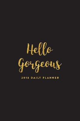 Book cover for 2018 Daily Planner; Hello Gorgeous