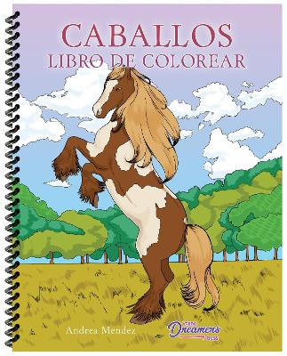 Book cover for Caballos libro de colorear