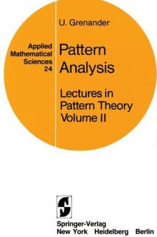 Cover of Lectures in Pattern Theory