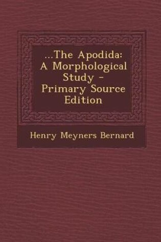 Cover of ...the Apodida