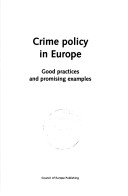 Book cover for Crime Policy in Europe