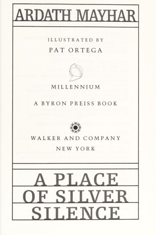 Cover of A Place of Silver Silence