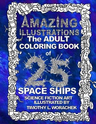 Book cover for AMAZING ILLUSTRATIONS-Space Ships