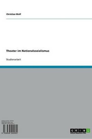 Cover of Theater Im Nationalsozialismus