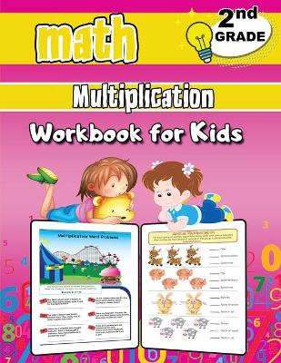 Book cover for Math Multiplication Workbook for Kids - 2nd Grade