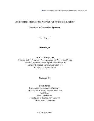 Book cover for Longitudinal Study of the Market Penetration of Cockpit Weather Information Systems