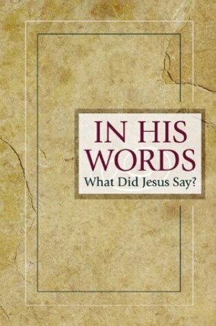 Cover of In His Words