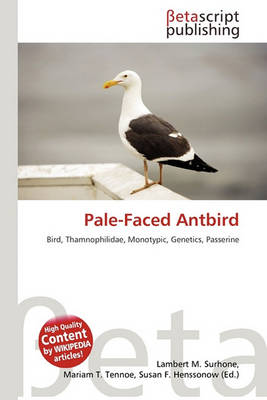 Book cover for Pale-Faced Antbird