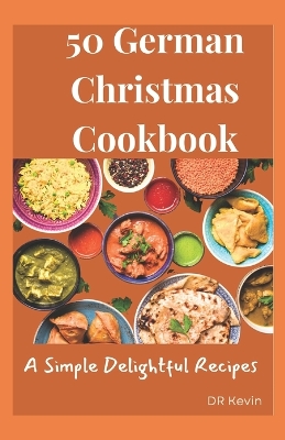 Book cover for 50 German Christmas Cookbook