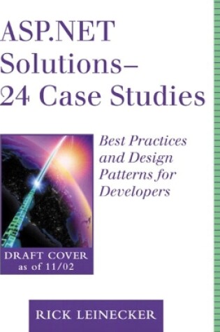 Cover of ASP.NET Solutions - 23 Case Studies