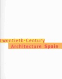 Book cover for Twentieth-century Architecture: Spain