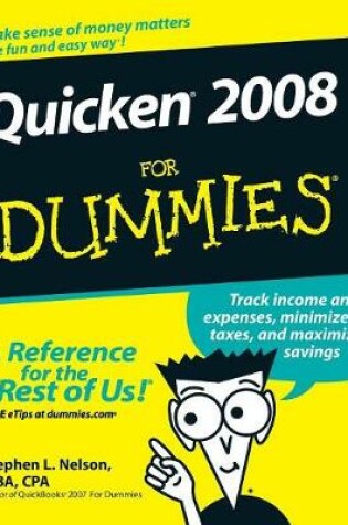 Cover of Quicken 2008 For Dummies