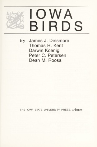 Book cover for Iowa Birds-84