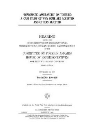 Cover of Diplomatic assurances on torture