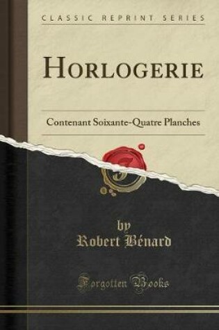 Cover of Horlogerie