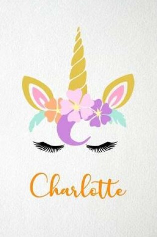 Cover of Charlotte A5 Lined Notebook 110 Pages