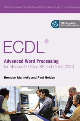 Cover of ECDL Advanced Word Processing for Microsoft Office XP and Office 2003