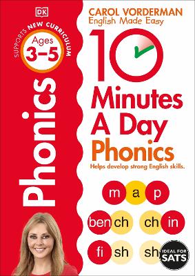 Book cover for 10 Minutes A Day Phonics, Ages 3-5 (Preschool)